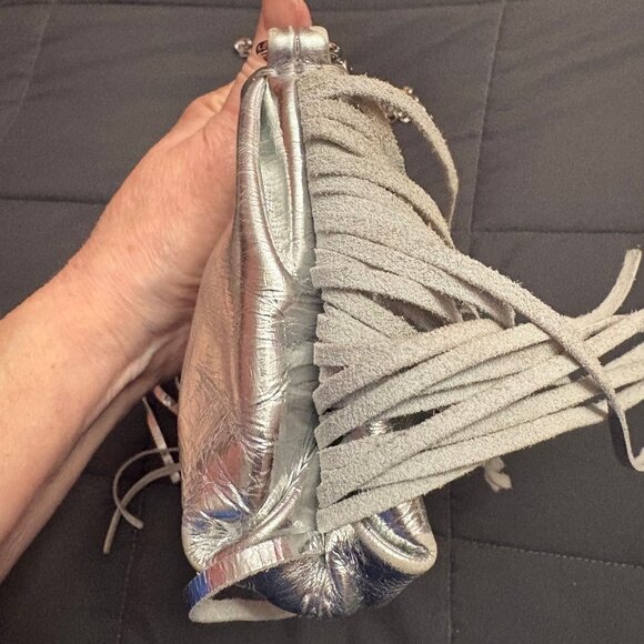 Maje "Miss M" Leather Clutch Bag -- Retail: $260 -- RTR - Picture 9 of 16